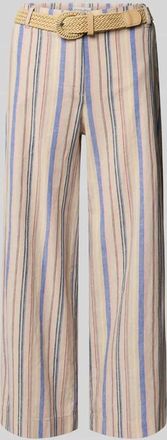 Christian Berg Wide Fit Stoffhose aus Leinen-Mix in Ecru, Gr&ouml;&szlig;e 34