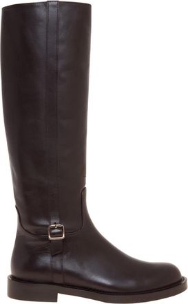 Guglielmo Rotta Patrice High Boot - Dames - Hoge Laarzen - Bruin - 38 1/2 EU - Leer - Schoenen