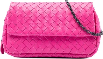 Bottega Veneta Pre-owned Bottega Veneta Mini Nappa Intrecciato Expandable Chain Flap Crossbody Ladies 5X1BGSUZO3DJ6R15
