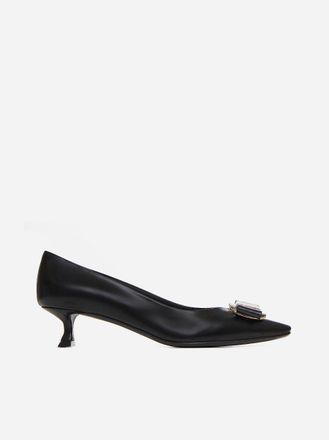 Ferragamo Vara Leather Pumps