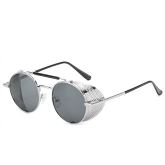 Generic Outdoor Sunglasses Men Women Commuting Sports Decorative Sun Glasses(Silver)