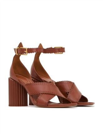 Zimmermann Womens Eddie Sandal In Pecan