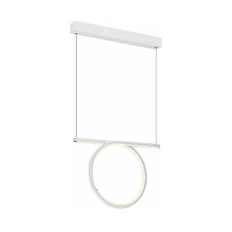 Milagro Lampada a sospensione a LED LOOP WHITE 20W