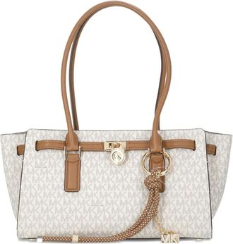 Michael Michael Kors Borsa a spalla Hamilton Moderne piccola - Bianco