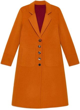 Maliparmi Oranje Winterjassen - Dames - Mantel - Oranje - L - Jassen
