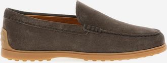 Tod's Brown Suede Loafers