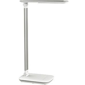 Maul Lampe De Bureau Aluminium./co.blanc H.425mm Avec Socle Led