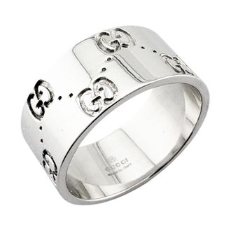 Gucci White Gold White Gold (18K) Band Ring (Pre-Owned)