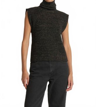 Nation Ltd Isha Turtleneck Tank In Black