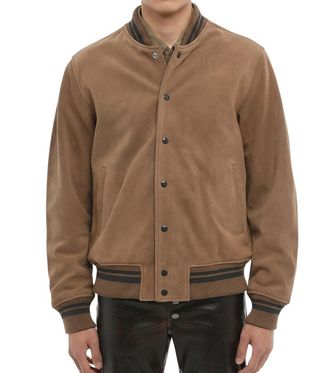 Diesel Brown Band Collar Jacket