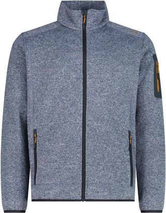 F.lli Campagnolo Jacket Jacquard Knitted 3H60747N Fleecejacke f&uuml;r Herren | grau