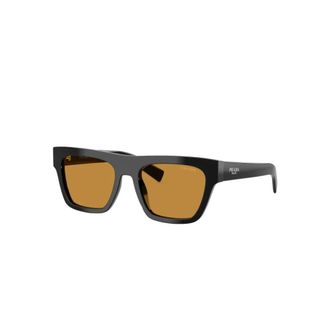 Prada Heren, Accessoires, Zwart, Maat: 54 MM Polyamide