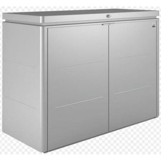 BIOHORT Arcon Baul Metalico Highboard 200 Color Gris Cuarzo Metalizado