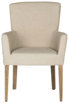 Safavieh Silla de acento en madera de abedul beige