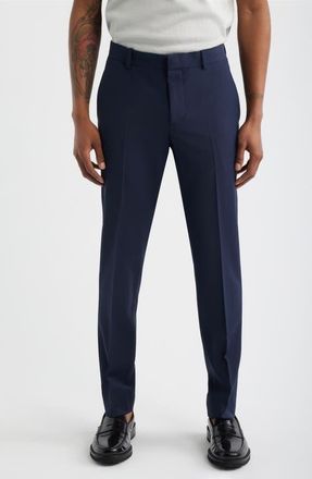 Open Edit Skinny Fit Suit Pants in Navy Seaborne at Nordstrom, Size 28