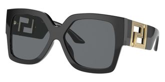 Versace Dark Grey Butterfly Ladies Sunglasses VE4402 GB1/87 59