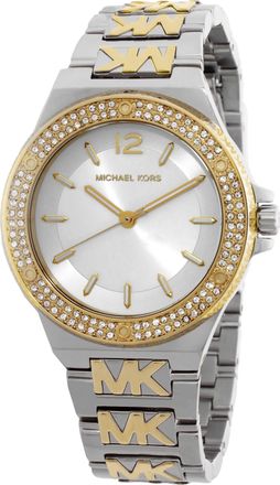 Michael Kors Lennox Pave Quartz White Dial Ladies Watch MK7338