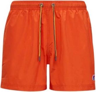 K-Way Boxer Zwemshorts - Heren - Strandmode - Oranje - 2XL - Badmode
