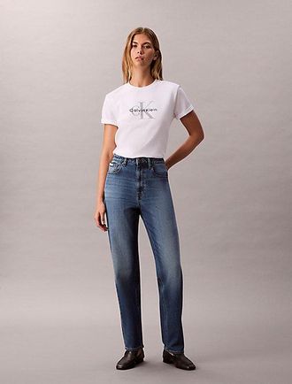 Calvin Klein High Rise Tapered Jeans