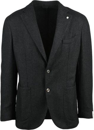 L.B.M. 1911 Giacca Stondata - Heren - Blazers - Grijs - XL - Wol - Jassen
