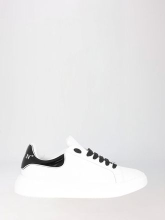 Philipp Plein Sneakers basse in pelle bicolore con suola chunky e logo