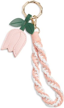 Chelsea28 Tulip Bag Charm in Pink Multi- Gold at Nordstrom