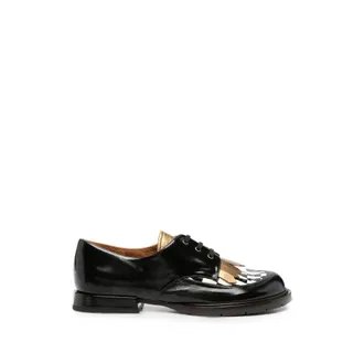 Chie Mihara Jeripa Fringed Checkered Loafers