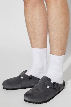 Birkenstock Boston BS Clogs, Mens, Grey