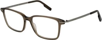 Ermenegildo Zegna Verfijnde Beige Optische Frames - Heren - Brillen - Beige - ONE Size - Accessoires