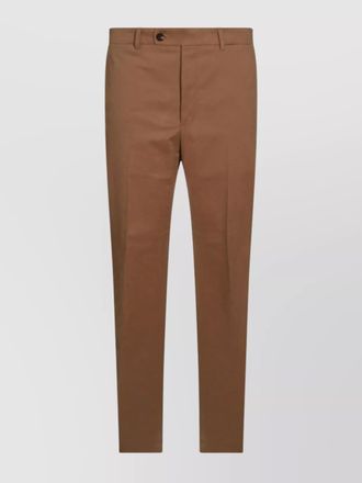 Incotex relaxed trousers with front pleats and pockets