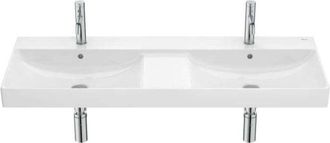 Roca Lavabo Mural Doble Ona Con Juego Fijaci&oacute;n 1200x460 Blanco.-roca: Dise&ntilde;o, Innovaci&oacute;n Y Calidad