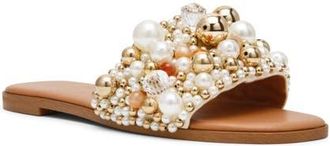Steve Madden Klio Slide Sandal in Coral Multi at Nordstrom, Size 8.5