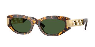 Versace VE4501 551471 Womens Sunglasses Tortoiseshell Size 54