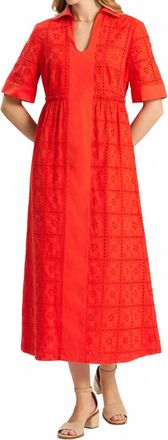 Tyler B&ouml;e Lane Eyelet Maxi Dress In Grenadine