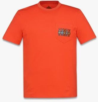 MCM Rabot Pocket T-Shirt in Orangeade at Nordstrom, Size X-Small