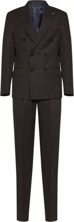 D4.0 Traje de doble botonadura - Suits - Hombre - Marr&oacute;n - 2XL
