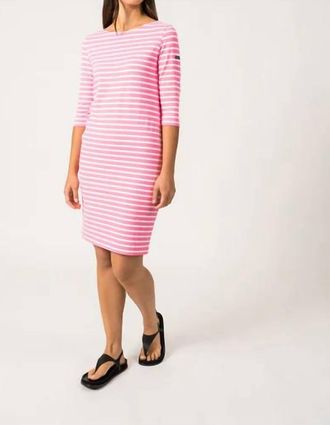Saint James Propriano Dress In Neon/neige