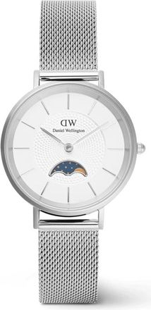 Daniel Wellington Elegante Zilveren Dames Maan Horloge - Dames - Horloges - Grijs - ONE Size - Accessoires