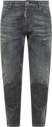 Dsquared2 Slim Twist Jeans - Heren - Slim Fit Jeans - Zwart - L - Katoen - Jeans
