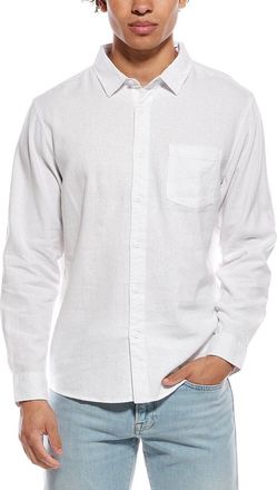 Vintage Summer Swimwear Vintage Summer Long Sleeve Linen-Blend Shirt