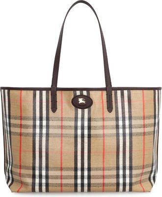 Burberry Beige Highlands Medium Tote