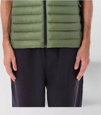 The North Face sleeveless padded high collar jacket