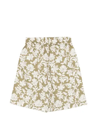Golden Goose Kids Floral-Print Elasticated-Waist Shorts Ss26 Ch