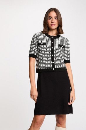 Morgan Korte jurk, korte mouwen, ronde hals