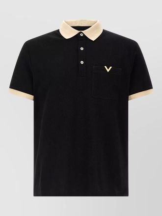 Valentino Garavani valentino logo polo shirt chest pocket
