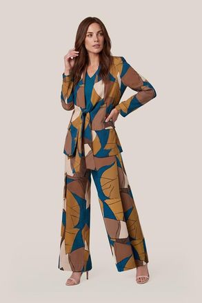Mart Visser Aiden Print Broek Petrol / Multi