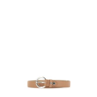 Gianni Chiarini Belts, female, Beige, Size: ONE SIZE Hammered Leather Belt