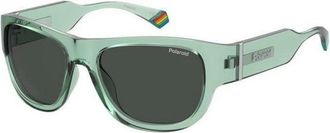 Polaroid Sunglasses, unisex, Green, 55 MM, 6197/S/Mc Sunglasses