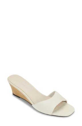 Yosi Samra Jada Wedge Slide Sandal in Cream at Nordstrom, Size 9.5