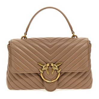 Pinko Mujer, Bolsos, Beige, Talla: ONE Size